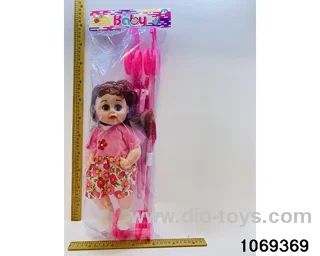 18 inch doll with IC in pe bag with header