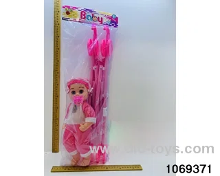 18 inch doll with IC in pe bag with header