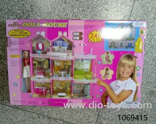 doll house with doll