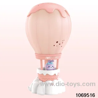Cute Rabbit Balloon Table Lamp in color box