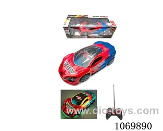 1:18 4ch rc car with light not included battery