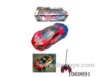 1:18 5ch rc car with light not included battery