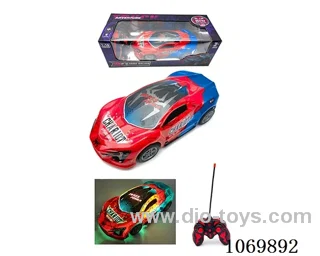 1:18 5ch rc car with light not included battery