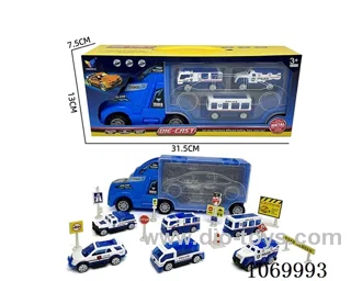 Inertial container tractor +3 alloy Special police vehicles (with signpost)