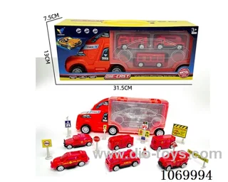 Inertial container tractors +3 alloy fire engines (with signpost)