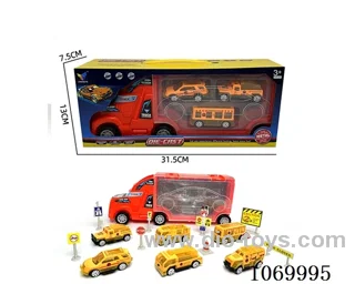 Inertial container tractors +3 alloy trucks (with signpost)