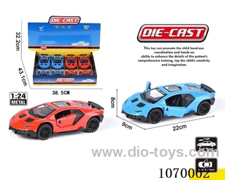 1：24 friction alloy car