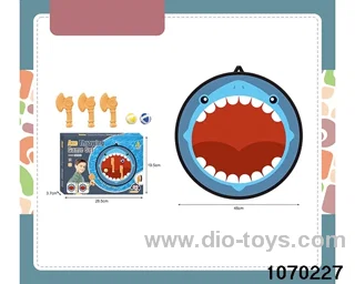 Interactive Axe Flying Target Set in color box