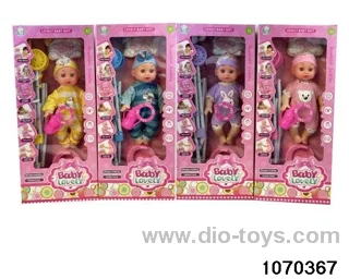 14 inch doll with 12 voices IC in window box