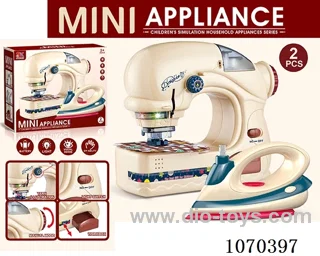 B/O sewing machine and iron combination