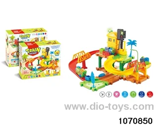 Motorised track with music and lights in Hand box