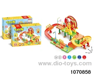 Motorised track with music and lights in Hand box