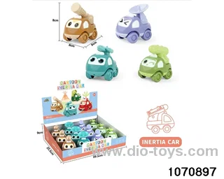 12pcs inertial vehicle in display box
