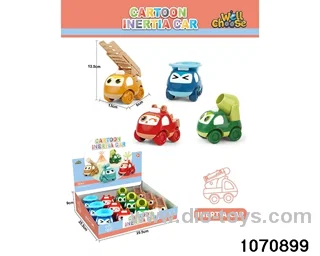 12pcs inertial vehicle in display box