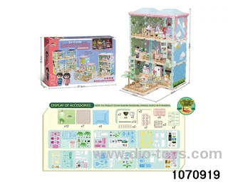 DIY Villa Furniture Set in color box