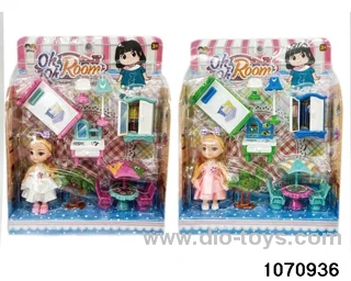 Furniture Barbie Set in color box