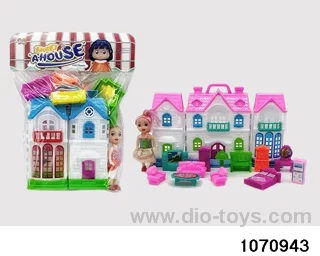 Villa Furniture Doll Set in PP bag with header