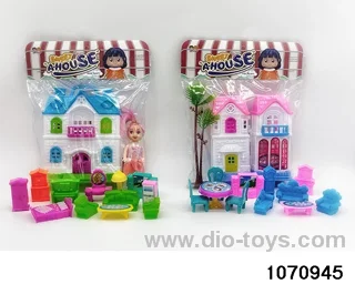 Villa Furniture Doll Set in PP bag with header