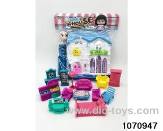 Villa Furniture Doll Set in PP bag with header
