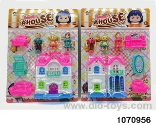Villa Furniture Figurine Set in blister