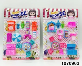 Puzzle Furniture Set in blister