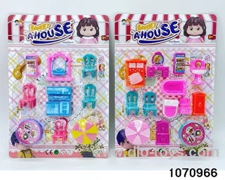 Puzzle Furniture Set in blister