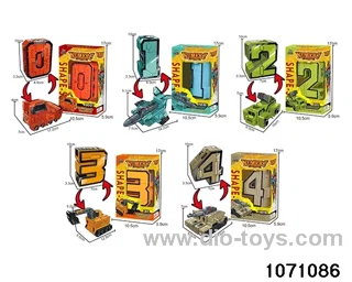 Digital Transformers（0-4）in window box