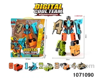 Digital Transformers（0-4）in window box
