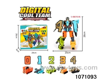 Digital Transformers（0-4）in color box