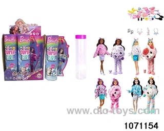 11.5 inch 9 jointed doll set in window box