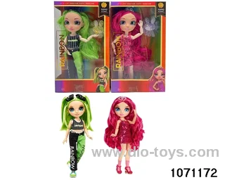 10 inch 12 jointed doll set in window box
