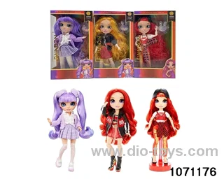 10 inch 12 jointed doll set in window box