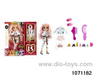 10 inch 12 jointed doll set in window box