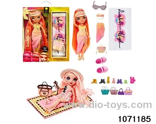 10 inch 12 jointed doll set in window box