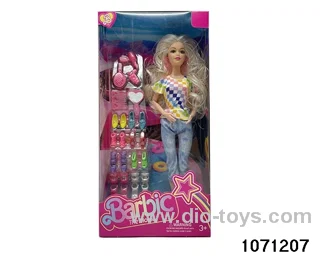 11.5 inch 12 jointed doll set in window box