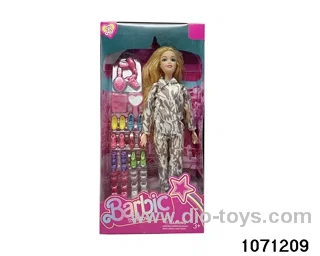 11.5 inch 12 jointed doll set in window box