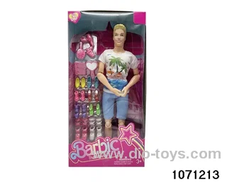 11.5 inch 12 jointed doll set in window box