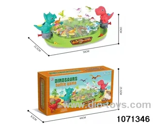 dinosaur fight each other game