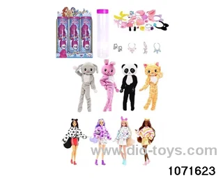 11.5 inch 12 jointed doll set in display box
