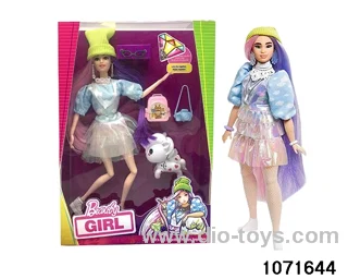 11.5 inch 12 jointed doll set in window box