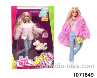11.5 inch 12 jointed doll set in window box