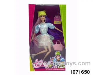 11.5 inch 12 jointed doll set in window box