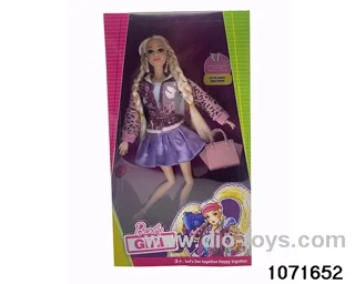 11.5 inch 12 jointed doll set in window box