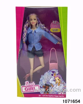11.5 inch 12 jointed doll set in window box