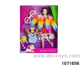 11.5 inch 12 jointed doll set in window box
