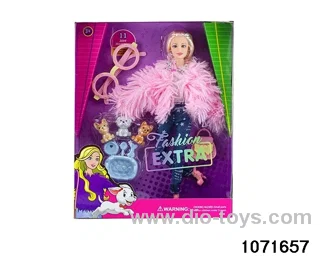 11.5 inch 12 jointed doll set in window box