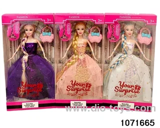 11.5 inch 9 jointed doll set in window box