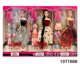 11.5 inch 9 jointed doll set in window box