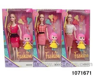 11.5 inch 9 jointed doll set in window box