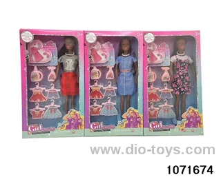11.5 inch doll set in window box